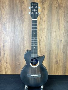 Enya EUT-MOON/BK Solid Mahogany Tenor Ukulele BLACK - Taimane Gardner