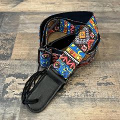 Funky Strap Co - Blue Aztec Ukulele Strap #723