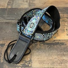 Funky Strap Co - Blue Orient Ukulele Strap #775