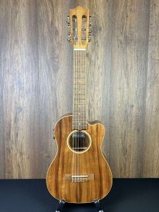 Preowned Lanikai ASCT-CEG Solid Acacia Top Electro Acoustic 6 string Guitelele w/gigbag