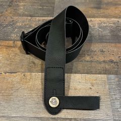 Kala STP-ECO Ukulele Strap - Black Faux Leather