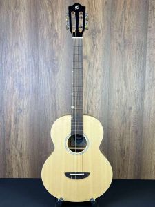 Flight CARABAO LITE Solid Spruce Top Mango Electro Acoustic Baritone Uke w/Gigbag #3048 (NO SCRATCH PLATE)