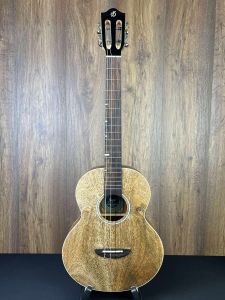 Flight CARABAO LITE-M Solid Mango Top Electro Acoustic Baritone Ukulele w/Gigbag #3153