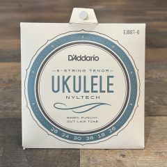 D'Addario EJ88T-6 Nyltech 6 string Tenor Ukulele Strings