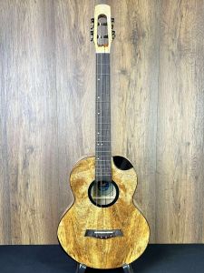 Flight Fireball All Solid Mango Electro Acoustic Baritone Ukulele w/Gigbag #3