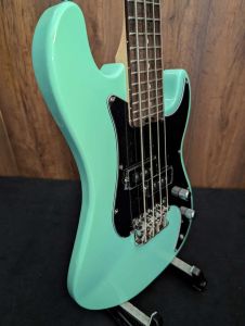 Surf Green Body on Flight Mini Bass Lite 23" Scale Electric Bass Ukulele