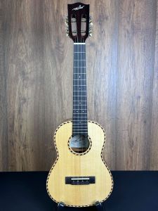 B-Stock Millar SP-260W Solid Spruce/Acacia Tenor Ukulele Slotted Headstock #1