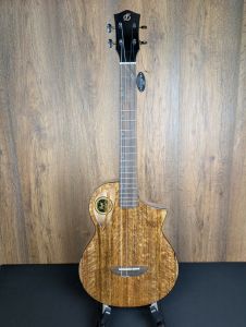 Flight Aviator CE - Solid Mango/Okoume Slimline Electro Baritone Ukulele w/Gigbag #8652