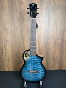 Flight Aviator CE - Solid Quilted Maple/Mango Slimline Electro Tenor Ukulele w/Gigbag #7767