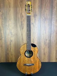 Flight Fireball All Solid Mango Electro Acoustic Baritone Ukulele w/Gigbag #0858