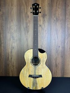 Flight Maia EQ-A Solid Mango Top Steel String Baritone Ukulele w/Gigbag #3902