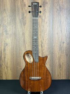 Kala Revelator Night Owl - Solid Top Acacia/Okume Slimline Tenor Ukulele w/Gigbag (38mm nut) #4
