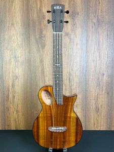 Kala Revelator Night Owl - Solid Top Acacia/Okume Slimline Tenor Ukulele w/Gigbag (38mm nut) #4