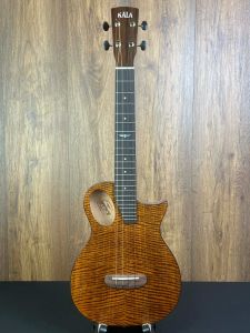Kala Revelator Night Owl - Solid Top Mango/Okume Slimline Tenor Ukulele w/Gigbag (38mm nutwidth) #1