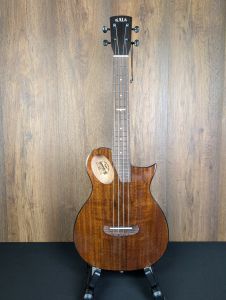 Kala Revelator Night Owl - Solid Top Acacia/Okume Slimline Tenor Ukulele w/Gigbag (38mm nut) #1