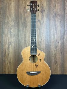 L.Luthier Manga C EQ Electro Tenor Ukulele Solid Cedar & Mango in gigbag #1