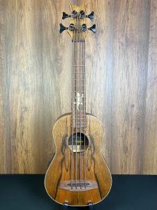 Preowned Ortega Lizard Series BS All Dao Ukulele Bass w/gigbag