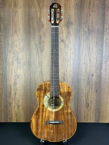 Snail S60B MK2 All Solid Flamed Acacia Baritone Ukulele with Gigbag #1