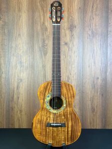 Snail S60B MK2 All Solid Flamed Acacia Baritone Ukulele with Gigbag #1