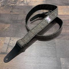 Leathergraft Harris Tweed Luxury Ukulele Strap - Sand