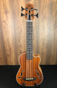 Kala Journeyman UBASS-JYMN-FS Natural Cutaway Electro Acoustic Ukulele Bass