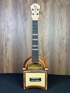 UKE SA (Pops KoAloha) Juke-A-Lele - Custom Spruce/Koa Juke Box Tenor Ukulele