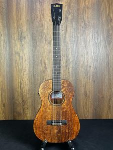 Kala KA-CM-BE Curly Mango Electro Baritone Ukulele