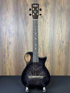 PRE ORDER - Kala Revelator Nautilus Horizon - Mango/Mahogany Tenor Ukulele w/Black Transparent Finish
