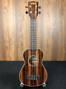 Kala KA-EBY-S Striped Ebony Limited Edition Soprano Ukulele