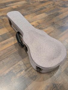 Kala GTT-AT Grey Tweed Tenor Ukulele Archtop Hard Case