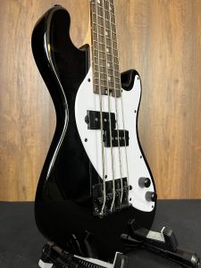 Kala KA-SB-BK-FS Solid Body 4-String Fretted Ubass Jet Black w/gigbag