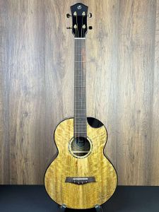 Flight Maia EQ-A Solid Mango Top Steel String Baritone Ukulele w/Gigbag #3866