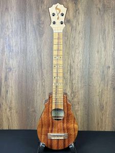 UkeSA Masterpiece Solid Koa Tenor Pineapple Sunday Ukulele (Debossed)