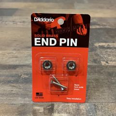D'Addario Chrome Strap Buttons x 2 w/screws - fit yourself