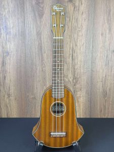B-STOCK Ohana SKB35 Soprano Bell Ukulele All Solid Mahogany