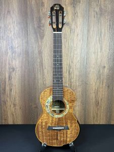 Snail S60T-LH MK2 All Solid Flamed Acacia Left Handed Tenor Ukulele with Gigbag