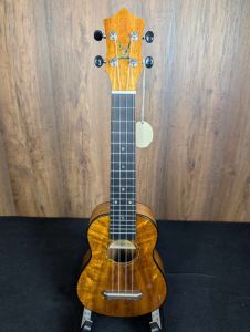 Kumu SQ34A Laminate Koa Long Neck Soprano Ukulele 