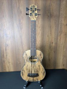 Kala UBASS-SP-MNG-FS Spalted Mango Fretted Bass Ukulele