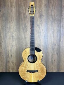 Preowned Flight Fireball All Solid Mango Electro Acoustic Baritone Ukulele w/Gigbag