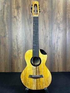 USED Flight Fireball All Solid Mango Electro Tenor Ukulele w/Gigbag