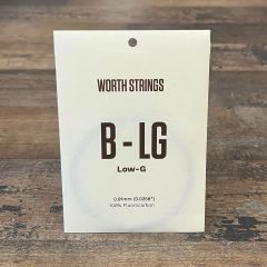 Worth B-LG Single Low G String .0358 Brown Fluorocarbon
