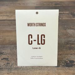 Worth C-LG Single Low G String .0358 Clear Fluorocarbon