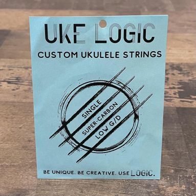 UKE LOGIC S-BHD-C Soft Tension High D Clear Fluorocarbon Baritone Ukulele Strings
