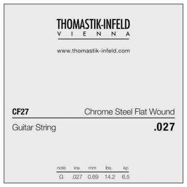Thomastik-Infeld CF27 0.027 Gauge Chrome Steel Flat Wound string - Wound C