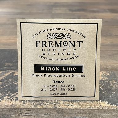 Fremont Black Line Fluorocarbon Strings Set of 4 Tenor High G