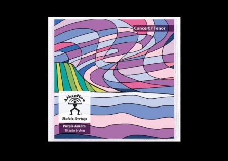 aNueNue AS-PACT Concert/Tenor Purple Aurora Nylon Strings