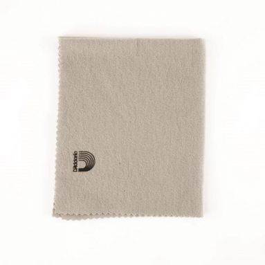 D'Addario PWPC1 Pre Treated Ukulele Polishing Cloth Napped Cotton Flannel