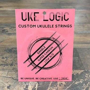 UKE LOGIC 36P Soft Tension Single Low G Pink Fluorocarbon String