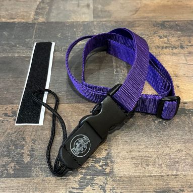 Magic Fluke Quick Release Purple Ukulele Strap with Velcro 