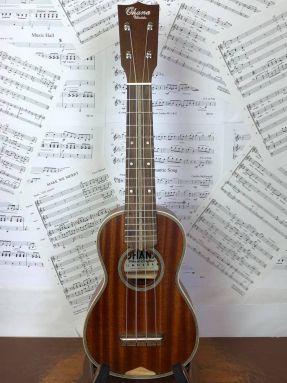 Ohana SK39 Solid Mahogany Soprano Ukulele (Vintage Martin Inspired)